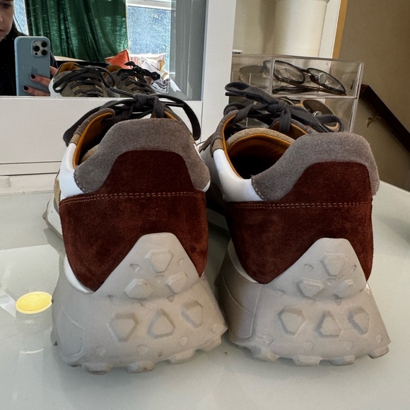 Magnanni Brown & White Onyx Water Resistant Sneaker - Picture 4 of 14